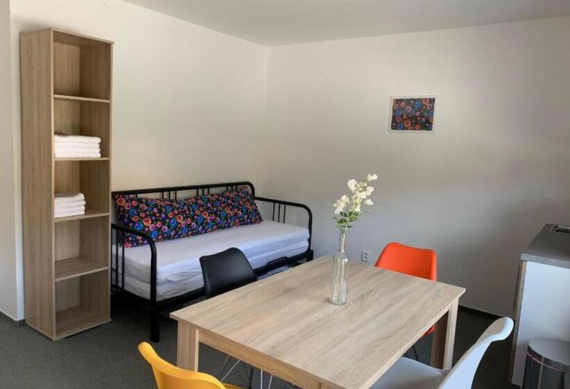 Полулюкс Одноместный с Террасой, Mikulov Inn   Apartments Slunce