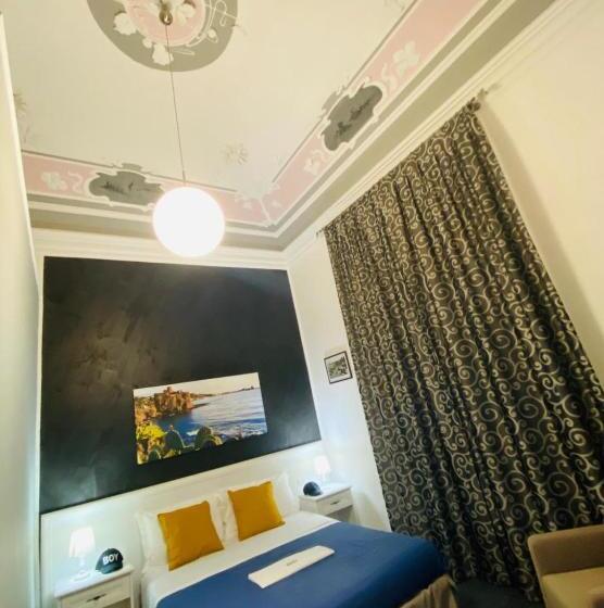 غرفة ديلوكس مطلّة علي البحر مزوَّدة بشُرفة, B&b I Puritani