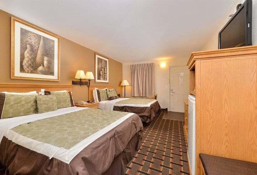 اتاق استاندارد با 2 تخت دوبل, Americas Best Value Inn Near Downtown Nashville