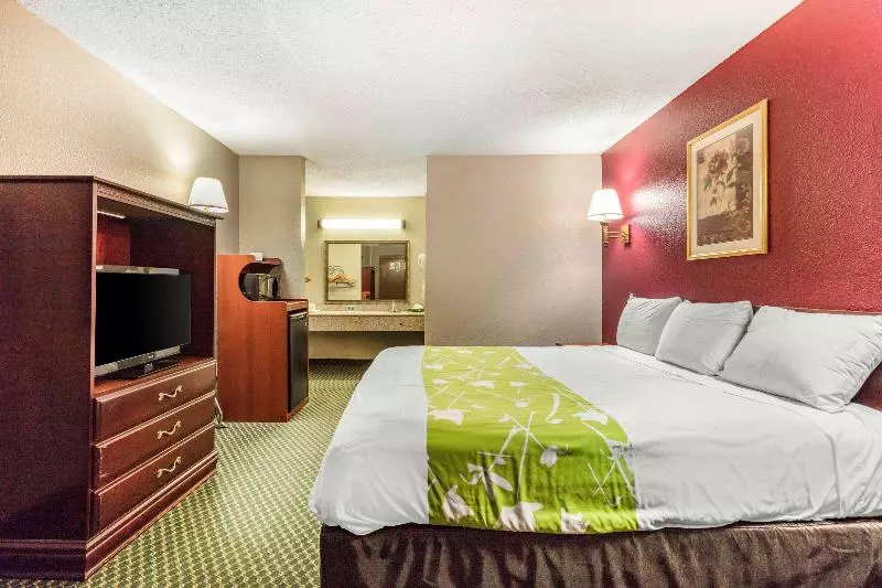 キングサイズベッドのスタンダードルーム, Rodeway Inn Prattville I65