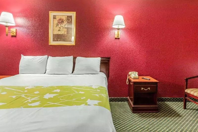 キングサイズベッドのスタンダードルーム, Rodeway Inn Prattville I65