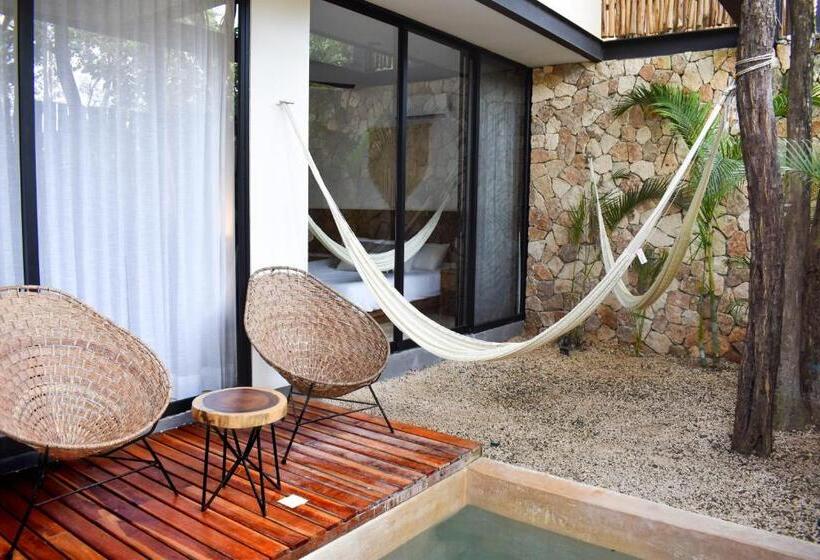 테라스가 있는 2 베드룸 아파트, Amaka Calma Tulum