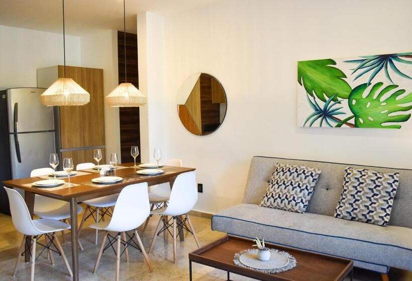 2 Szobás Apartman Terasszal, Amaka Calma Tulum