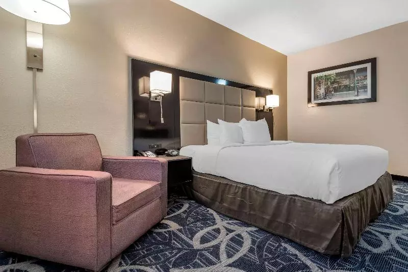 キングサイズベッドのスタンダードルーム, Comfort Inn & Suites Liverpool   Syracuse