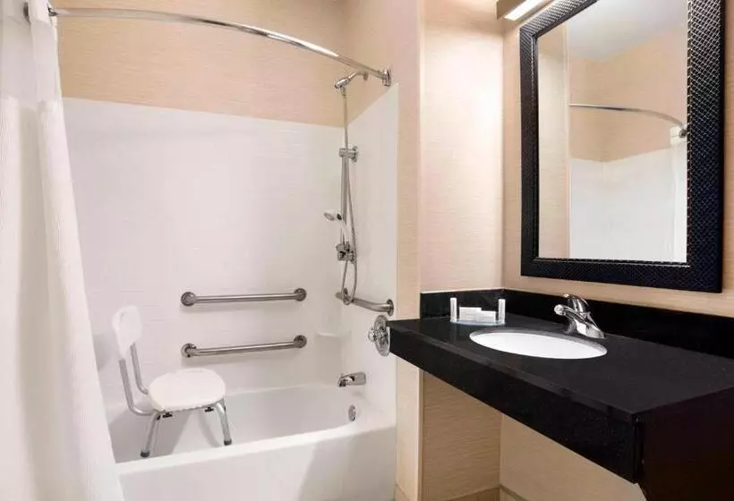 اتاق استاندارد با تخت بزرگ برای معلولان, Dubuque Inn & Suites