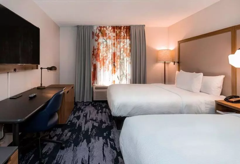 ２ダブルベッドのスタンダードルーム, Fairfield Inn By Marriott Evansville West