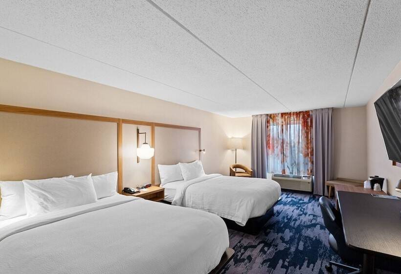 2ダブルベッドのスタンダードルーム, Fairfield Inn By Marriott Evansville West