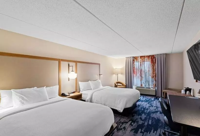 ２ダブルベッドのスタンダードルーム, Fairfield Inn By Marriott Evansville West
