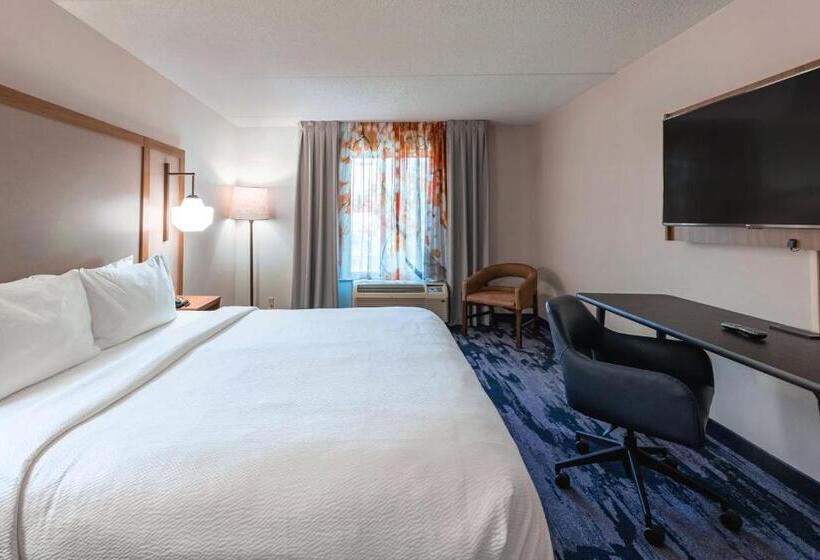 キングサイズベッドのスタンダードルーム, Fairfield Inn By Marriott Evansville West