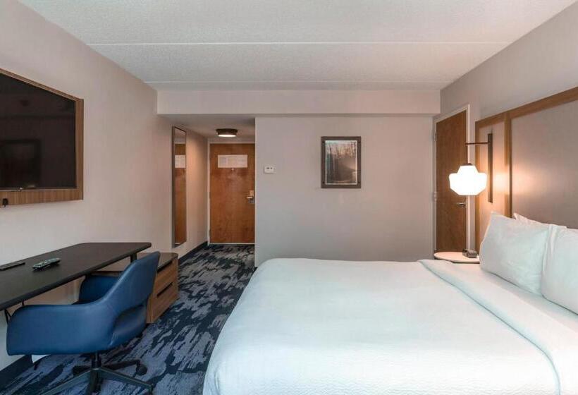 身障者適用キングサイズベッドルーム, Fairfield Inn By Marriott Evansville West