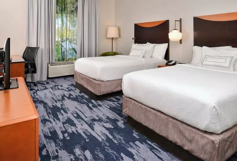 ２ダブルベッドのスタンダードルーム, Fairfield Inn & Suites By Marriott Ocala
