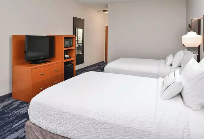 ２ダブルベッドのスタンダードルーム, Fairfield Inn & Suites By Marriott Ocala