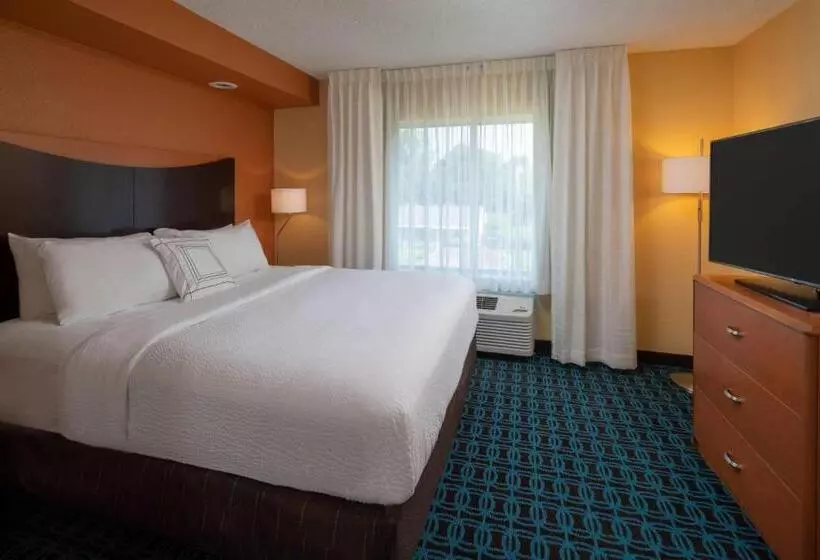 اتاق لوکس با تخت بزرگ, Fairfield Inn & Suites Lafayette I10