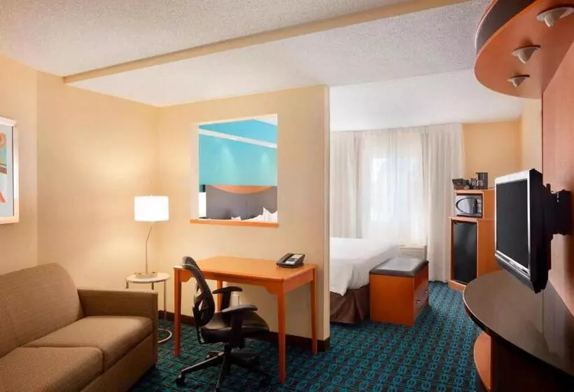ダブルベッドのスタンダードスタジオ, Fairfield Inn & Suites Minneapolis St. Paul/roseville