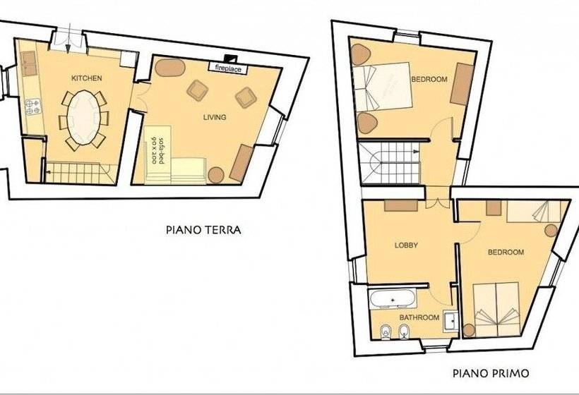 شقة غرفتين, Solimago Dimora Storica