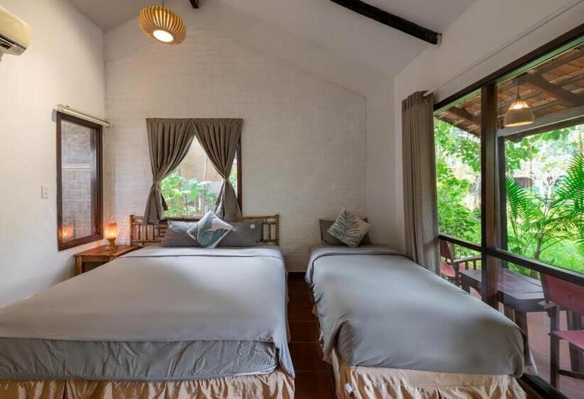 اتاق استاندارد سه تخته با چشمانداز باغ, An Nhien Retreat