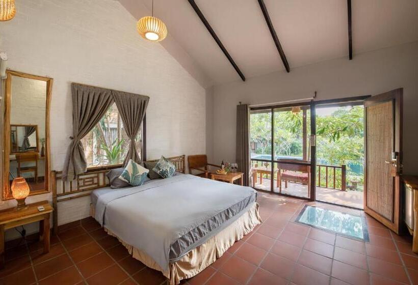 اتاق لوکس با چشمانداز استخر, An Nhien Retreat