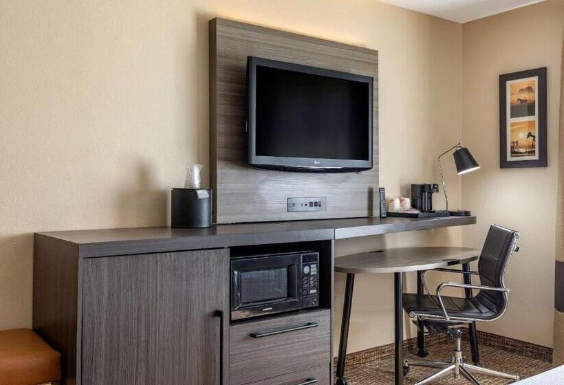 غرفة قياسية سرير كينج لذوى الإحتياجات الخاصة, Comfort Inn & Suites North Dallasaddison
