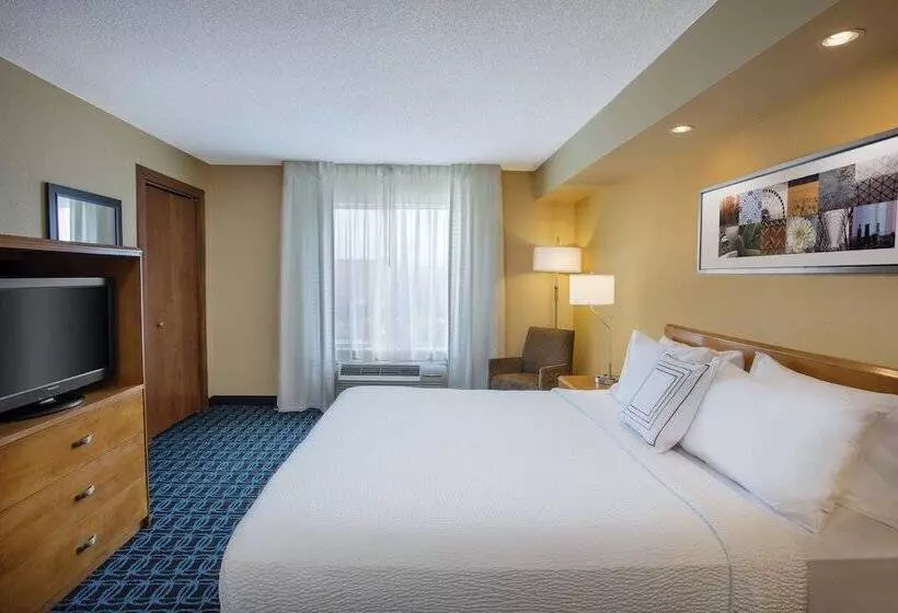 ２ダブルベッドのスタンダードルーム, Fairfield Inn & Suites Merrillville
