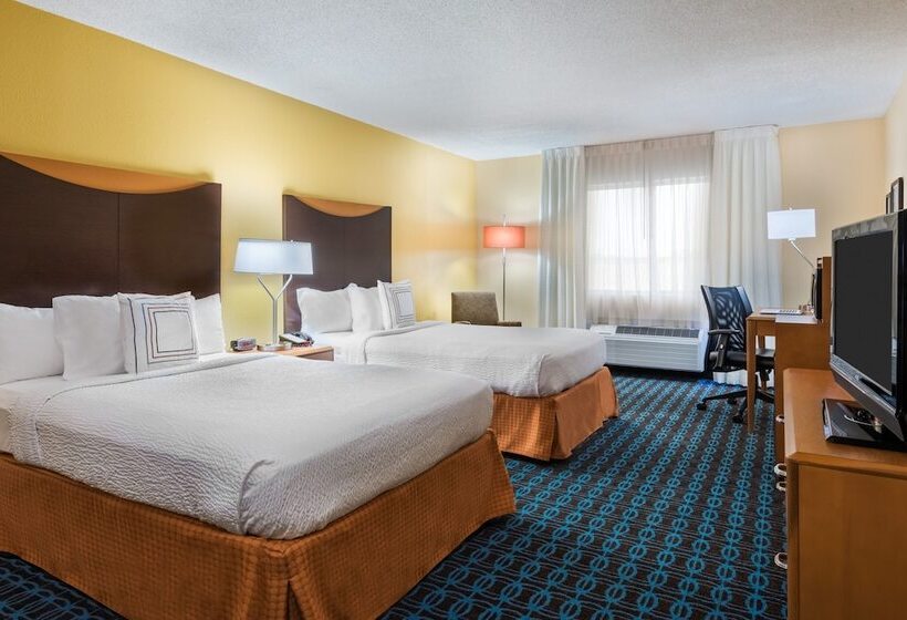 Номер Стандарт 2 Двуспальные Кровати, Fairfield Inn And Suites Mobile