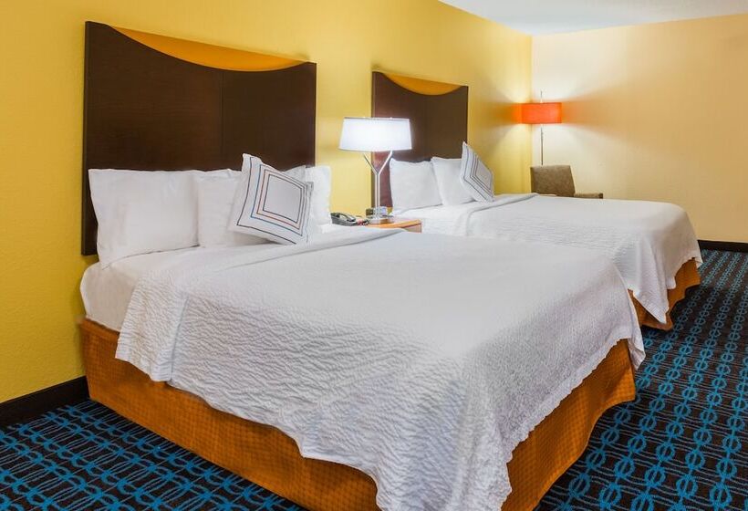 Номер Стандарт 2 Двуспальные Кровати, Fairfield Inn And Suites Mobile