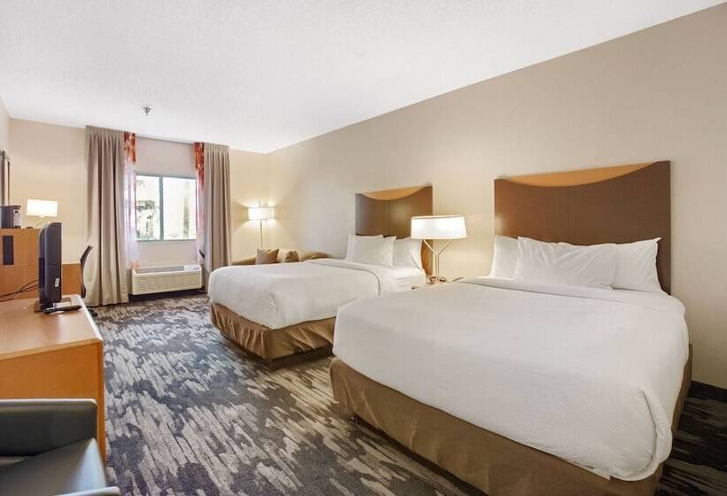 Номер Стандарт 2 Двуспальные Кровати, Fairfield Inn And Suites Mobile