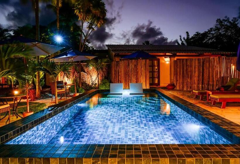 חדר סטנדרט נוף לים עם מרפסת, Pousada Boutique Coco Bambu Morere