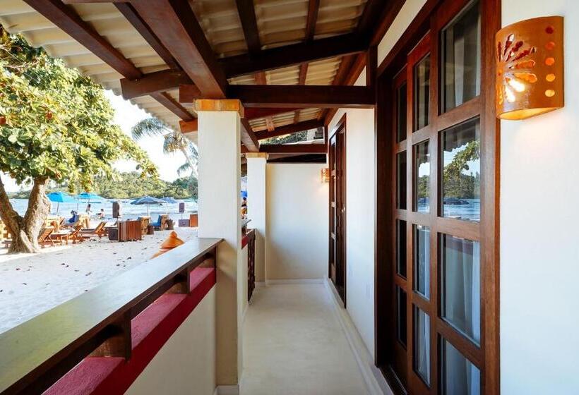 חדר סטנדרט נוף לים עם מרפסת, Pousada Boutique Coco Bambu Morere