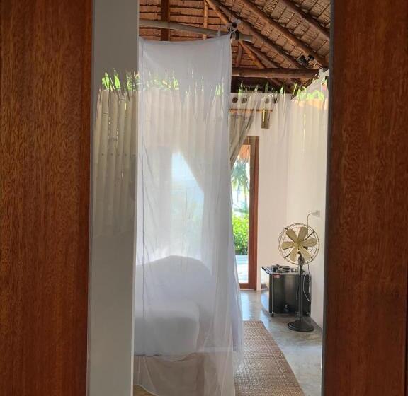 בקתה סטנדרטית עם נוף לים, Inhale @ Hill