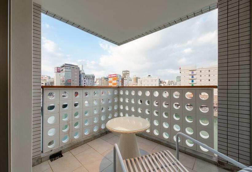 스탠다드 룸 킹사이즈 침대, The Onefive Villa Fukuoka