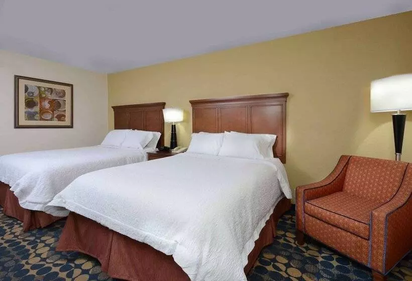 ２ダブルベッドのスタンダードルーム, Hampton Inn Fayetteville Fort Liberty