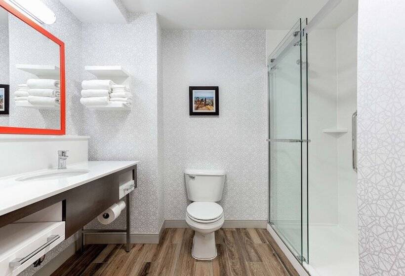 带2个双人床的标准工作室, Hampton Inn Kingsport