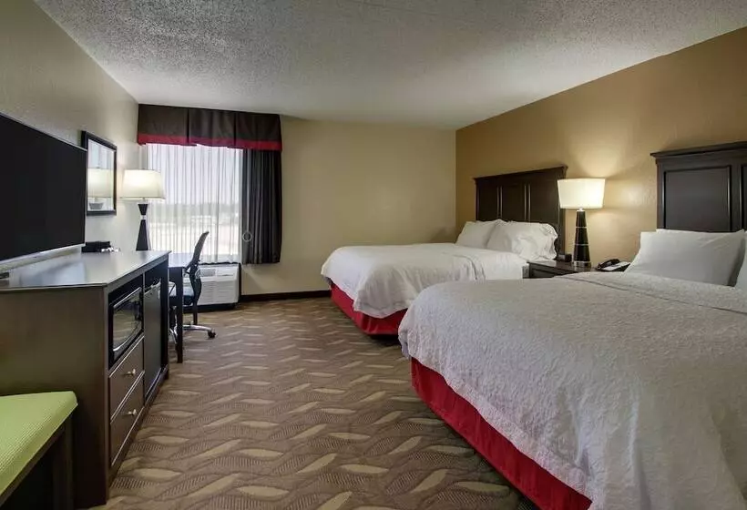 ２ダブルベッドのスタンダードルーム, Hampton Inn Lebanon