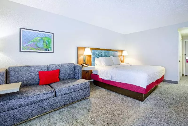 キングサイズベッドのスタンダードルーム, Hampton Inn Slidell