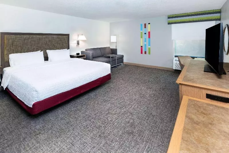 身障者適用キングサイズベッドルーム, Hampton Inn Sulphur/lake Charles Area
