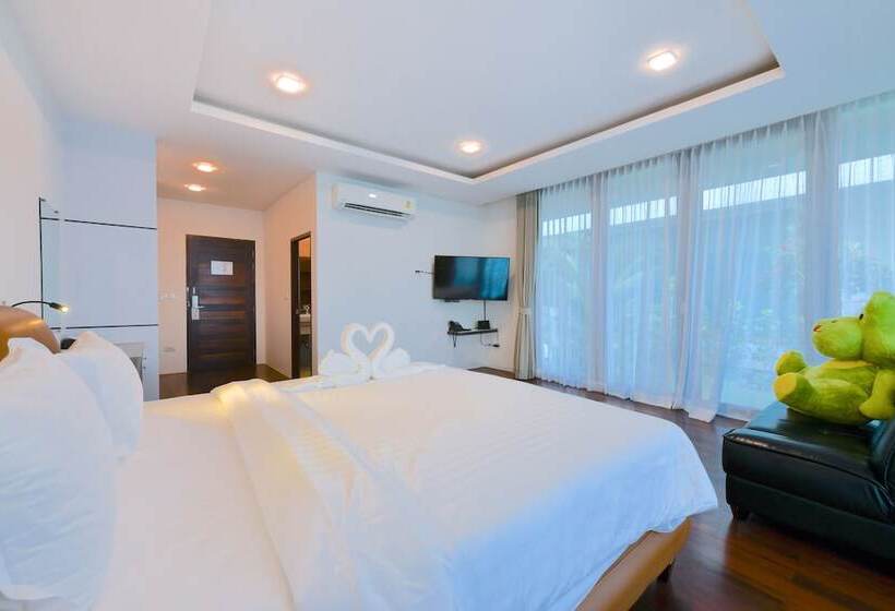 디럭스 룸 바다 전망, Phi Phi Mountain Beach Resort Sha Certified