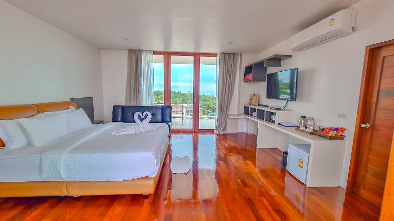 디럭스 룸 바다 전망, Phi Phi Mountain Beach Resort Sha Certified