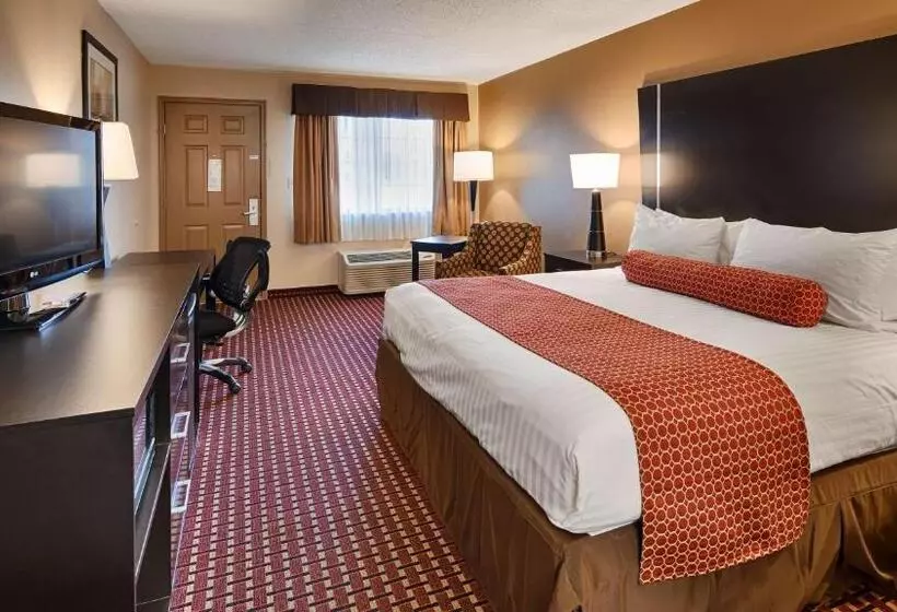 身障者適用キングサイズベッドルーム, Best Western Van Buren Inn