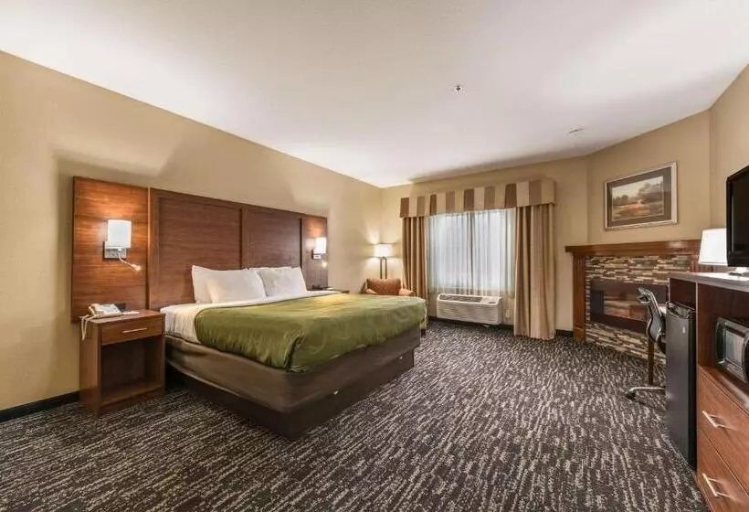 キングサイズベッドのデラックスルーム, Quality Inn & Suites Hendersonville Flat Rock