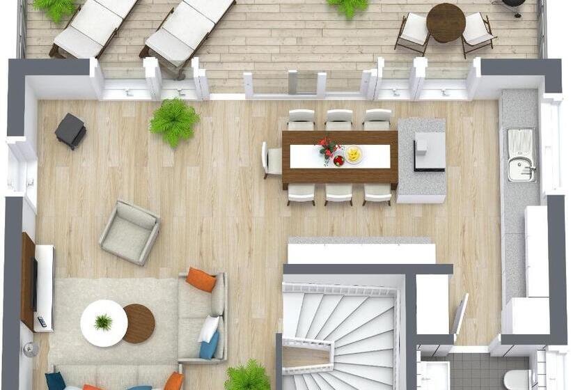 Дом 3 Спальни, Schwimmende Häuser Im Baltic Sea Resort