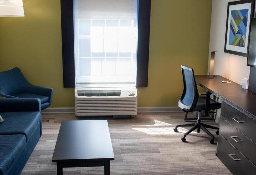 Люкс Кровать Кинг, Holiday Inn Express Hotel & Suites Conover   Hickory Area, An Ihg