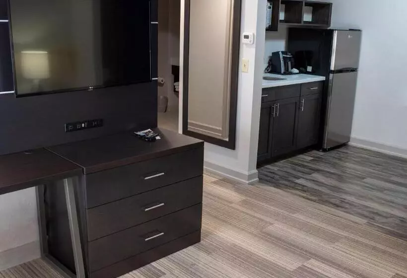 キングサイズベッドのスイートルーム, Holiday Inn Express Hotel & Suites Conover   Hickory Area, An Ihg