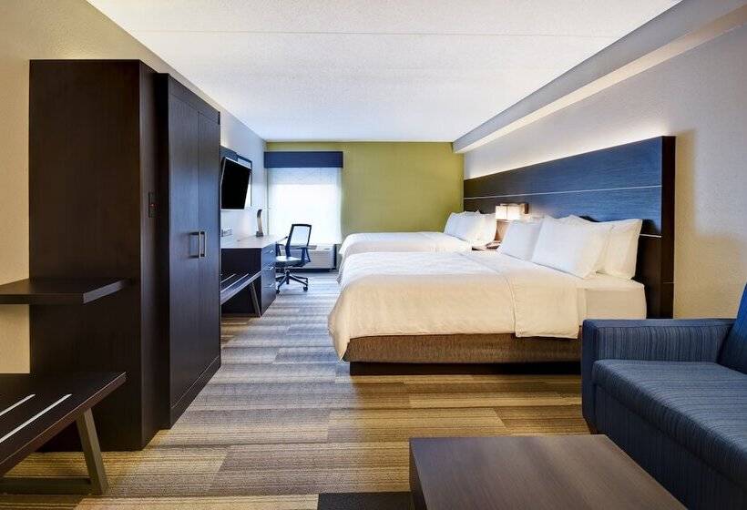 ２ダブルベッドのスタンダードルーム, Holiday Inn Express & Suites Allentown Dorney Park Area, An Ihg