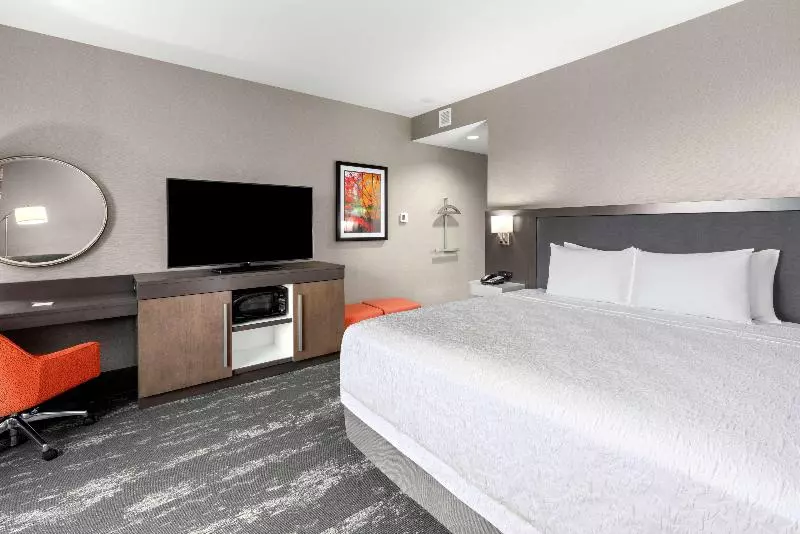身障者適用キングサイズベッドルーム, Homewood Suites By Hilton Dallasmarket Center