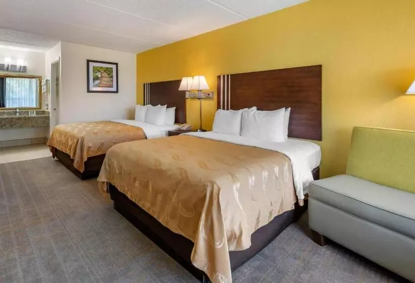 ２ダブルベッドのスタンダードルーム, Quality Inn And Suites Palatka Riverfront