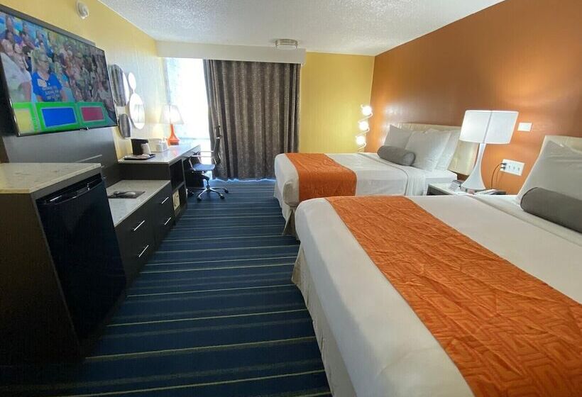 غرفه قياسيه سريرين مزدوجين, Howard Johnson By Wyndham Clifton Nj