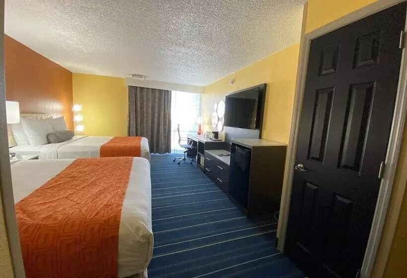 ２ダブルベッドのスタンダードルーム, Howard Johnson By Wyndham Clifton Nj
