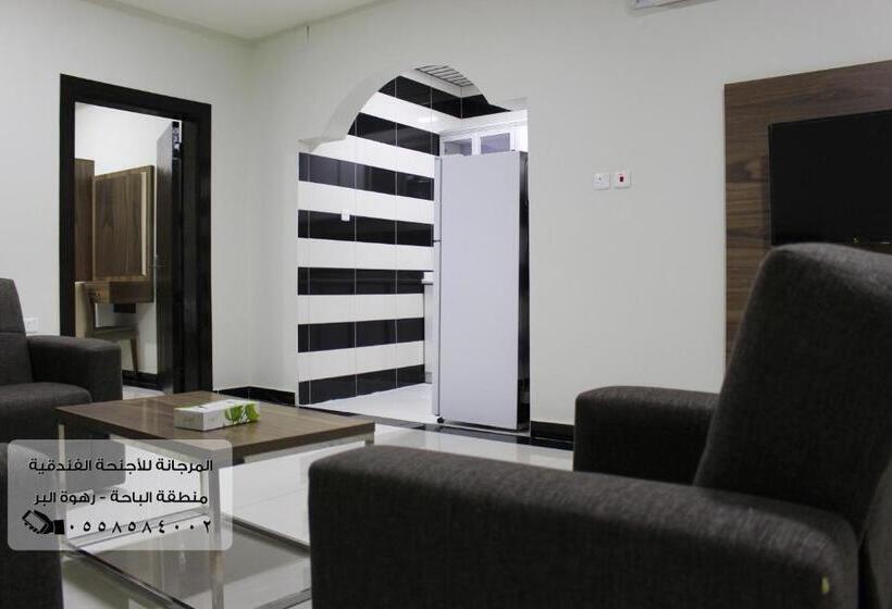 침실 1개 디럭스 아파트, المرجانة للشقق المفروشه للعائلات Al Murjana Furnished Apartments For Families