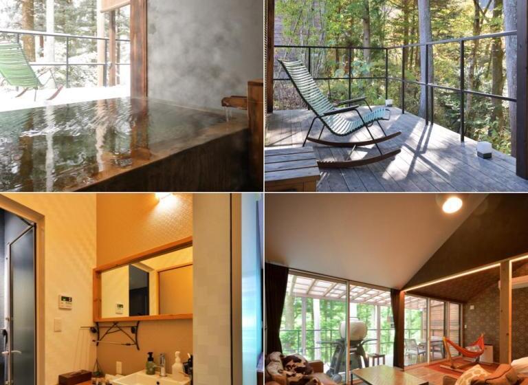 Premium room with terrace, Onsen Glamping Shimablue