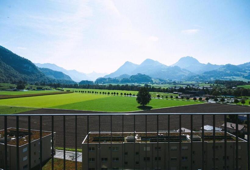 חדר סטנדרט נוף להרים, Les Montagnards